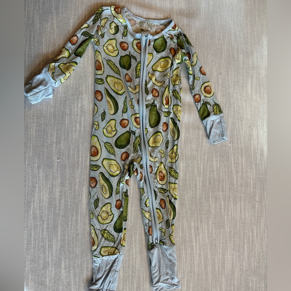 Little Sleepies avocados Zippy